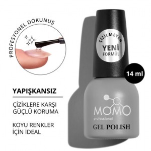 MOMO professional Kalıcı Oje İçin Crystal Top Coat, 14 ml